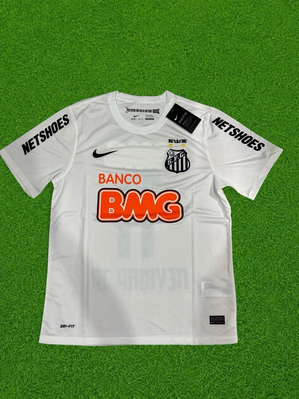 RETRO NIKE SANTOS FC 2011/2012 NEYMAR JR 11 FOOTBALL JERSEY SIZE-L